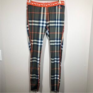 Kari Traa Base Layer Leggings Plaid Large